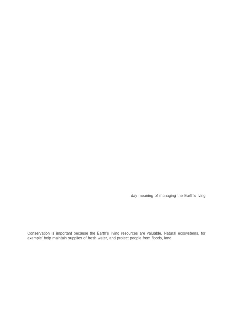 National Wildlife Policy Overview | PDF | Conservation Biology ...