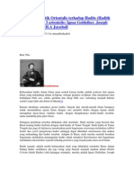 Download Telaah Atas Kritik Orientalis Terhadap Hadits by Fakhriannor Al-Banjari SN88692544 doc pdf