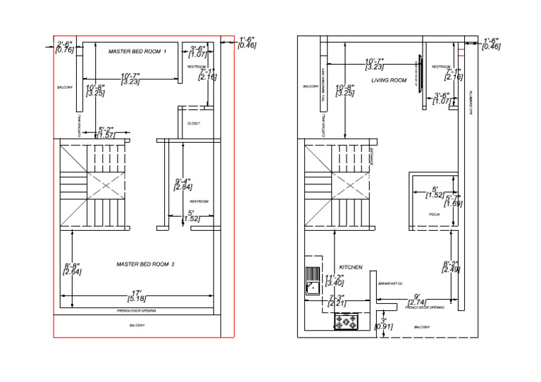 Home Layout with Room Dimensions | PDF