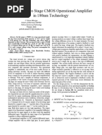 Operational Amplifiers Theory and Design PDF | PDF