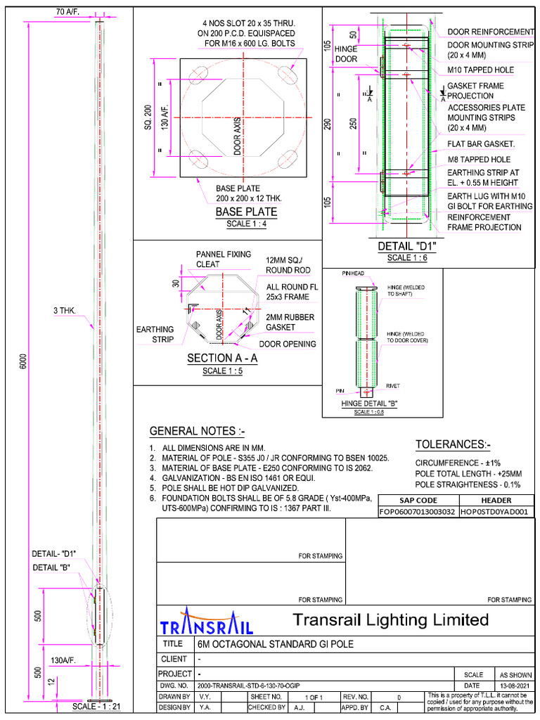 Transrail 6 MTR OCT Pole | PDF