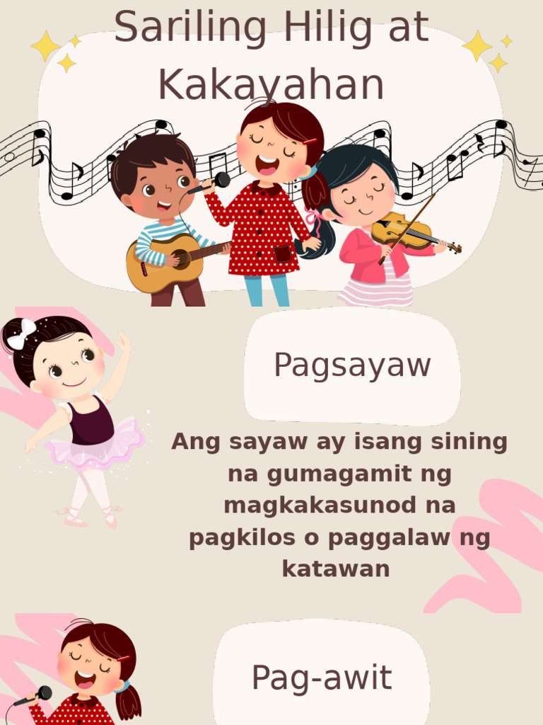 Sariling Hilig at Kakayahan | PDF