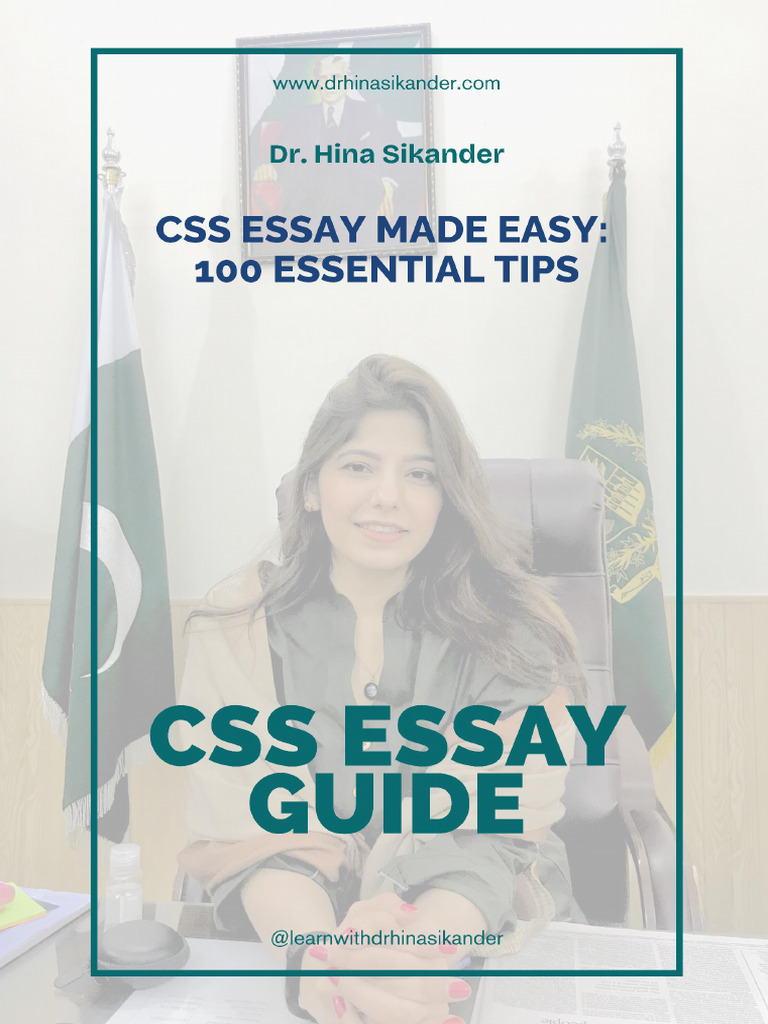 CSS Essay Writing: 100 Essential Tips | PDF | Essays | Argument