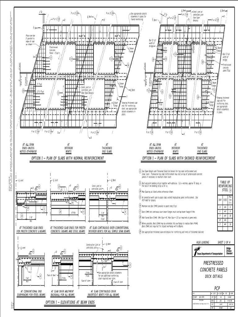 Thickened Slab Reinforcement Details | PDF | Beam (Structure ...