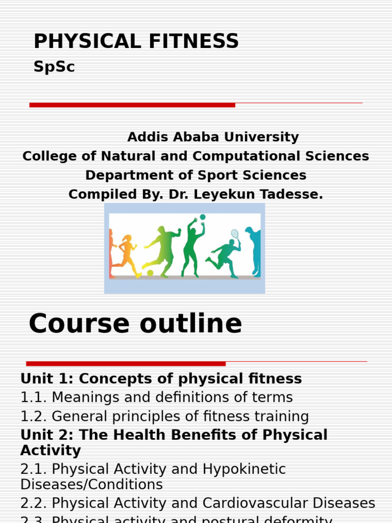 Physical Fitness Course Outline | PDF | Fat | Physical Fitness