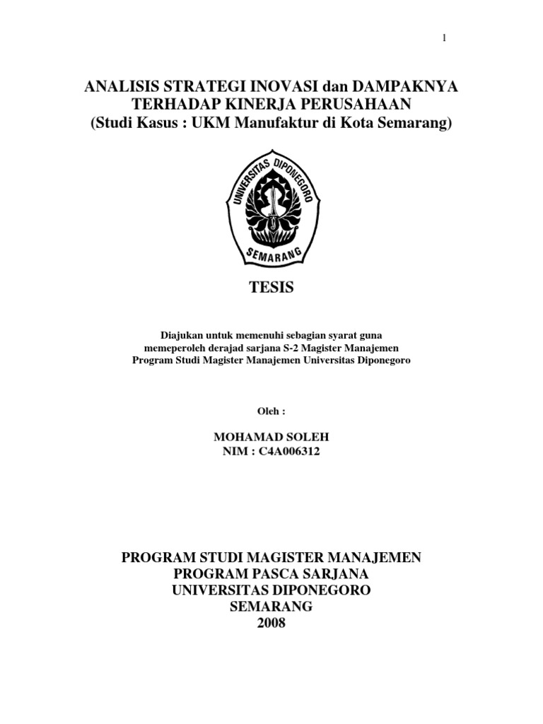 Contoh thesis uia picture