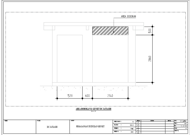Area Bobokan R.genset DC Jatiasih | PDF