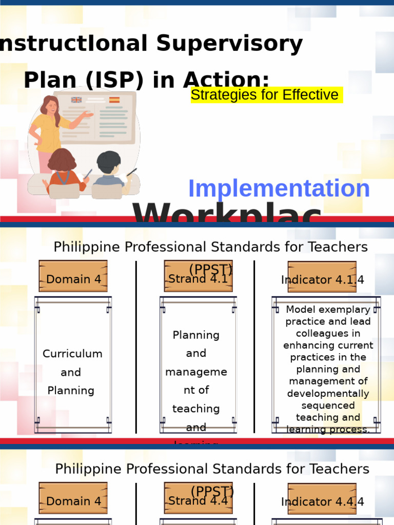 Sd2 Instructional Supervisory Plan Javeña Azucenas | PDF | Teachers ...