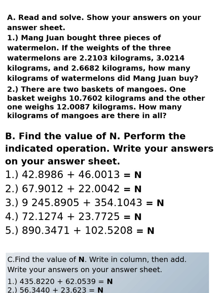 Math 6 | PDF