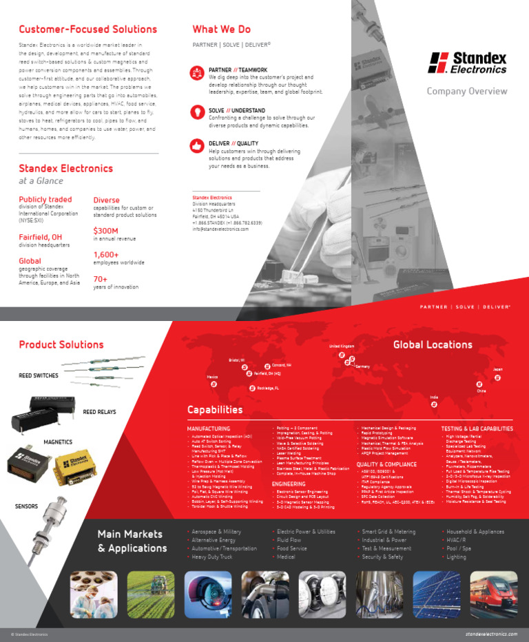 Standex Electronics Company Overview | PDF | Printed Circuit Board ...