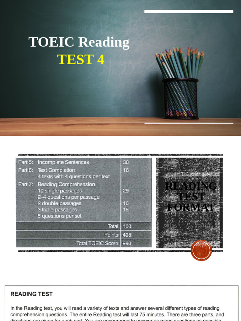Reading Test 4 - Students | PDF