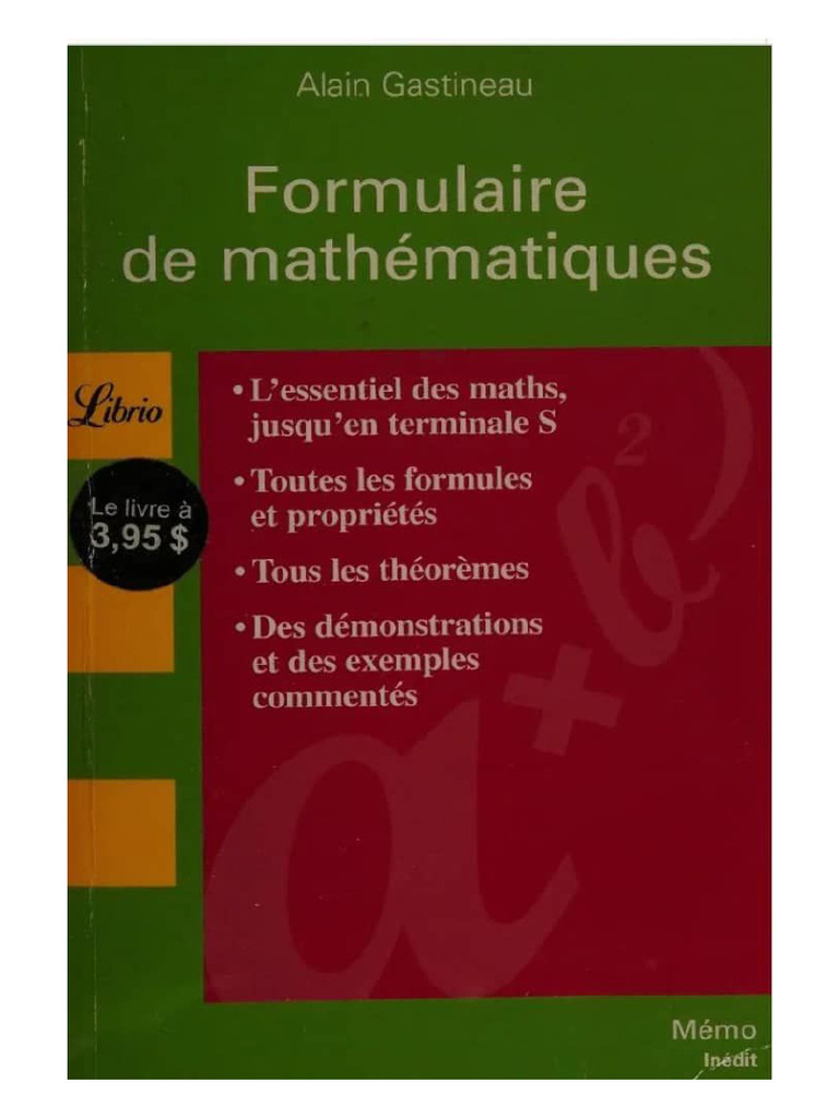 Formule Maths | PDF