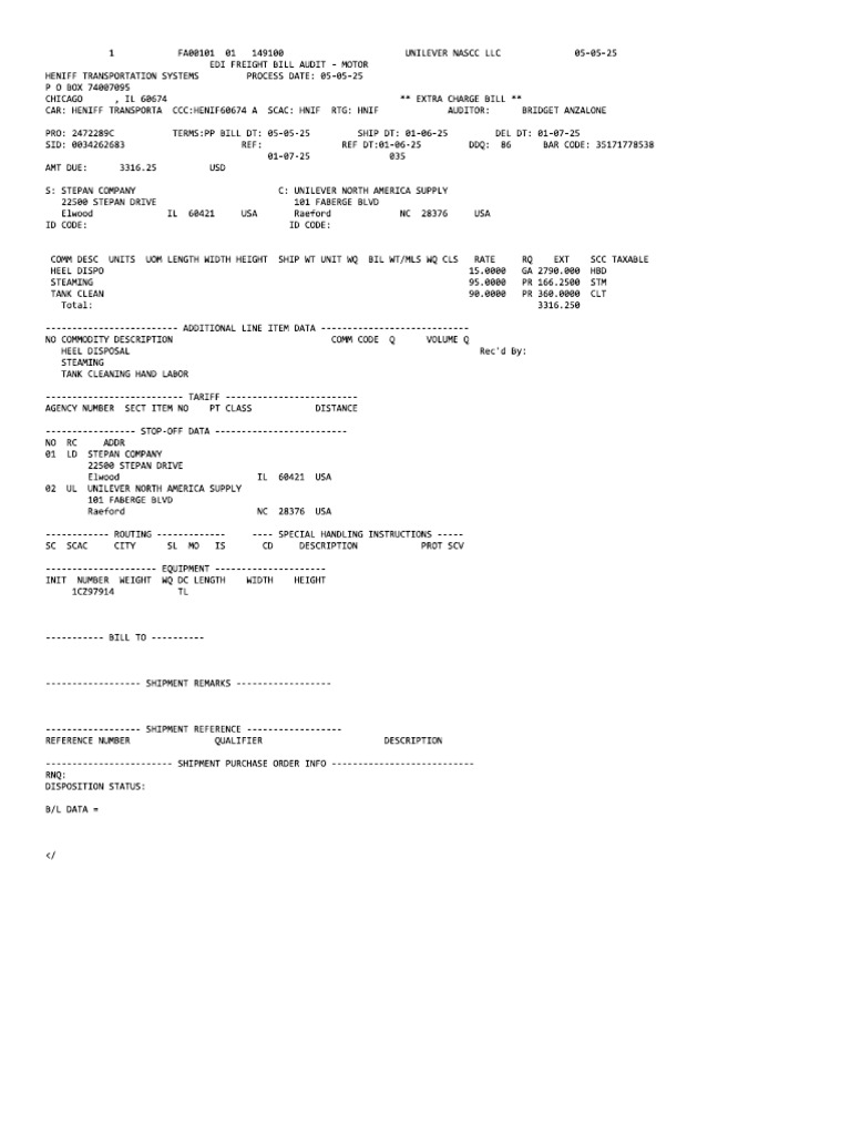 HNIF - Invoice Example 2 | PDF