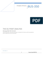 The Du Pont Analysis