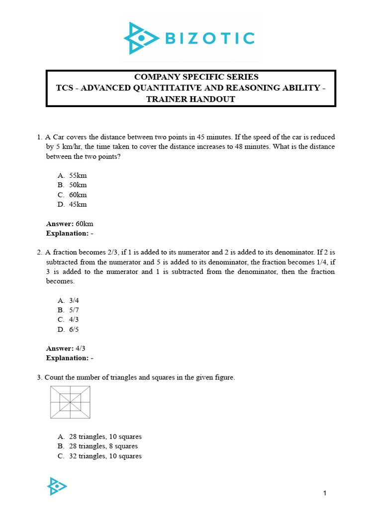 Advanced Quantitative Reasoning Guide | PDF | Elementary Mathematics
