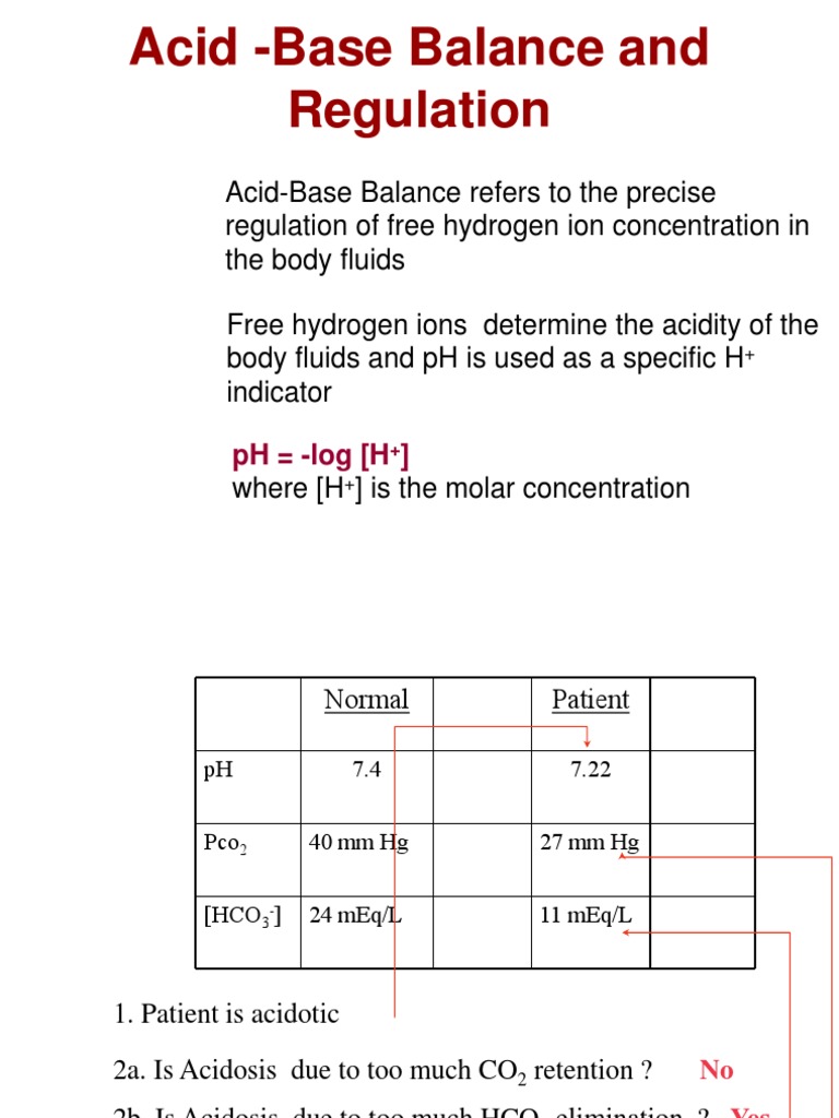 Acid - Base Balance Tambahan | PDF
