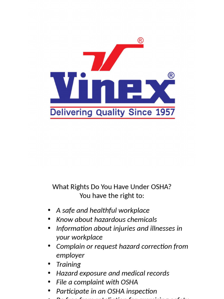 OSHA Process Safety Management Guide | PDF | Occupational Safety And ...