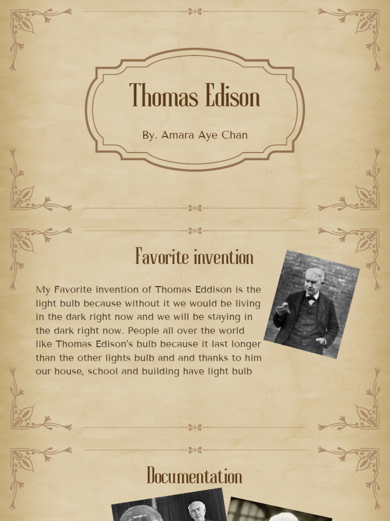 Thomas Edison | PDF