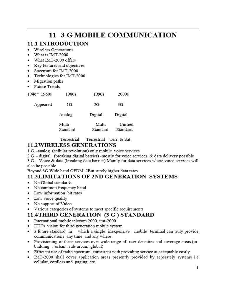 Understanding 3G Mobile Communication | PDF | Orthogonal Frequency ...