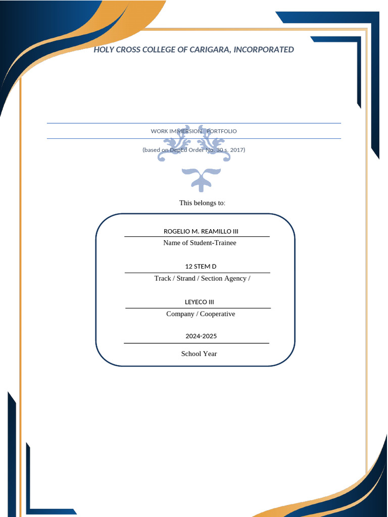Senior High School Work Immersion Guide | PDF | Leadership | Job Interview