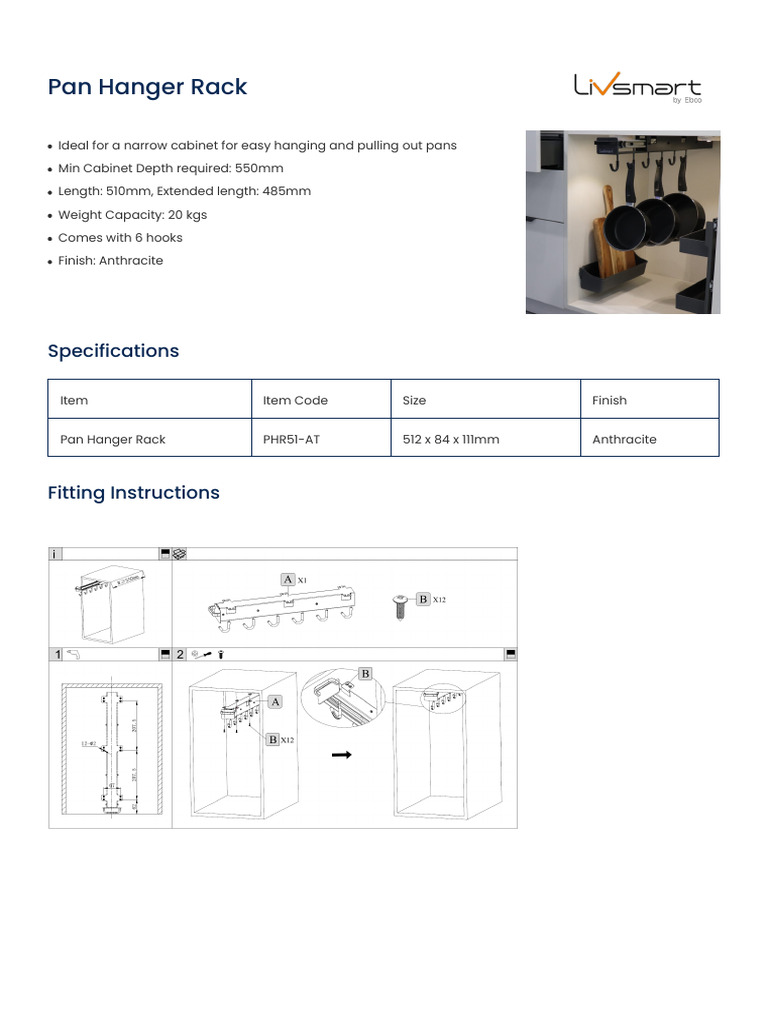 Pan Hanger Rack | PDF