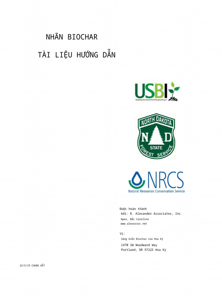 Biochar Labeling Guidance 5-23-19 Final - BẢN DỊCH ĐÚNG | PDF