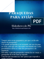 PARAQUEDAS PARA AVIÃO