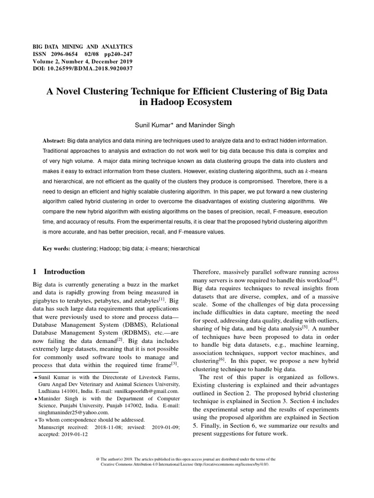 A Novel Clustering Technique For Efficient Clustering of Big Data in ...