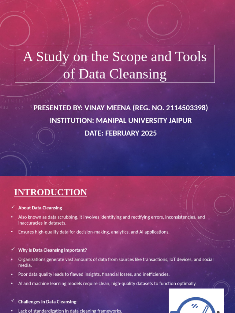 Data Cleansing Tools and Methodologies | PDF | Data Analysis | Data