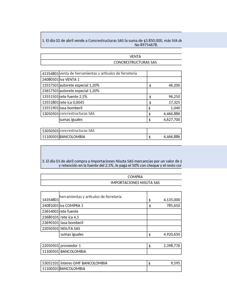 Registro de Ventas y Compras de Ferretería | PDF | Bancos | Bancario