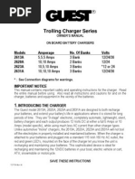 Guest Trolling Charger Series Owners Manual