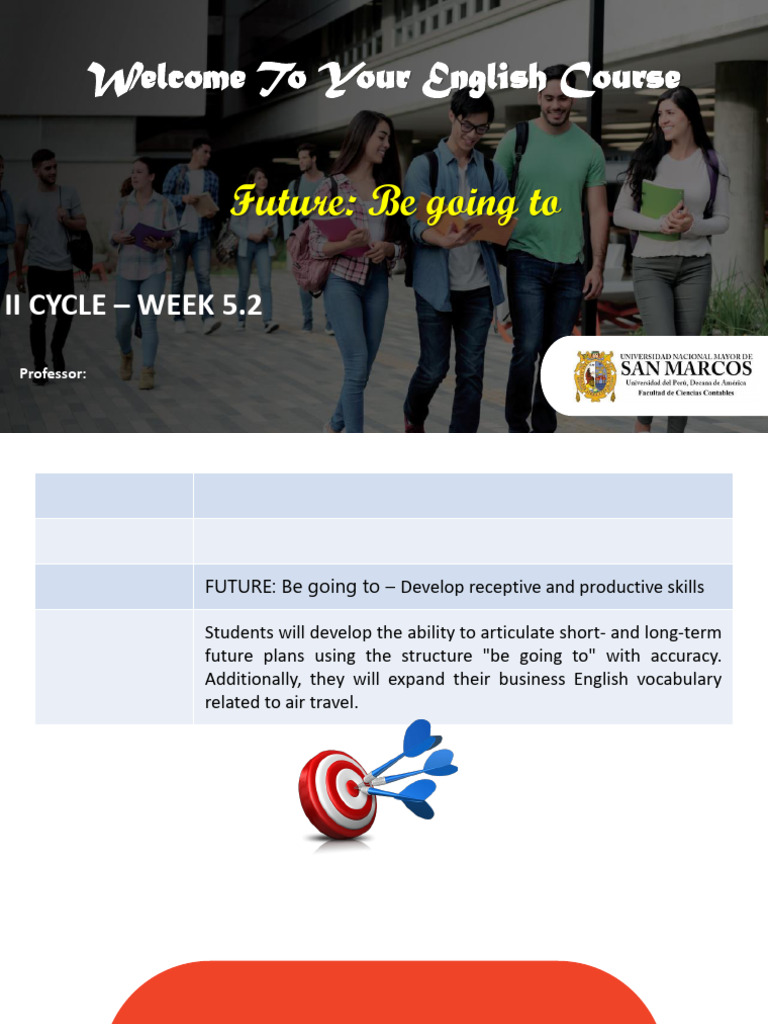 Future Plans in English II Course | PDF | Human Communication | Cognition