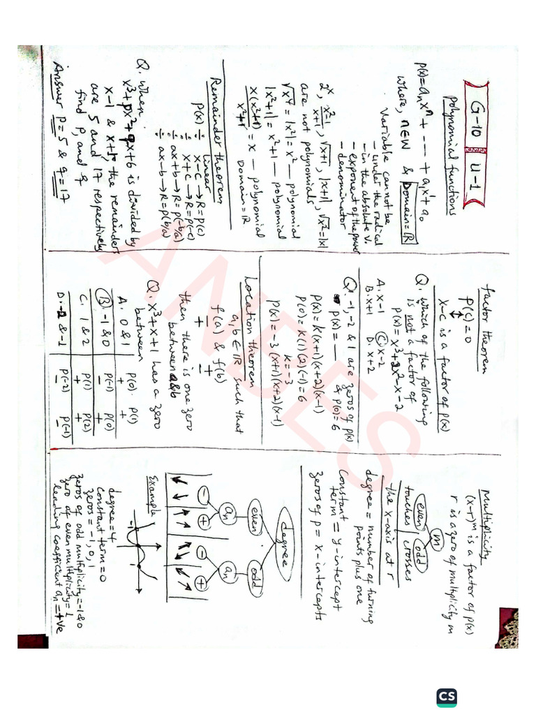 G-10 Summarized Notes | PDF