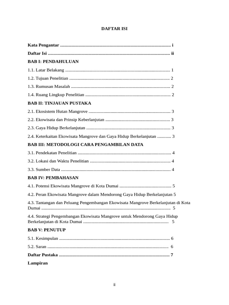 Daftar Isi | PDF