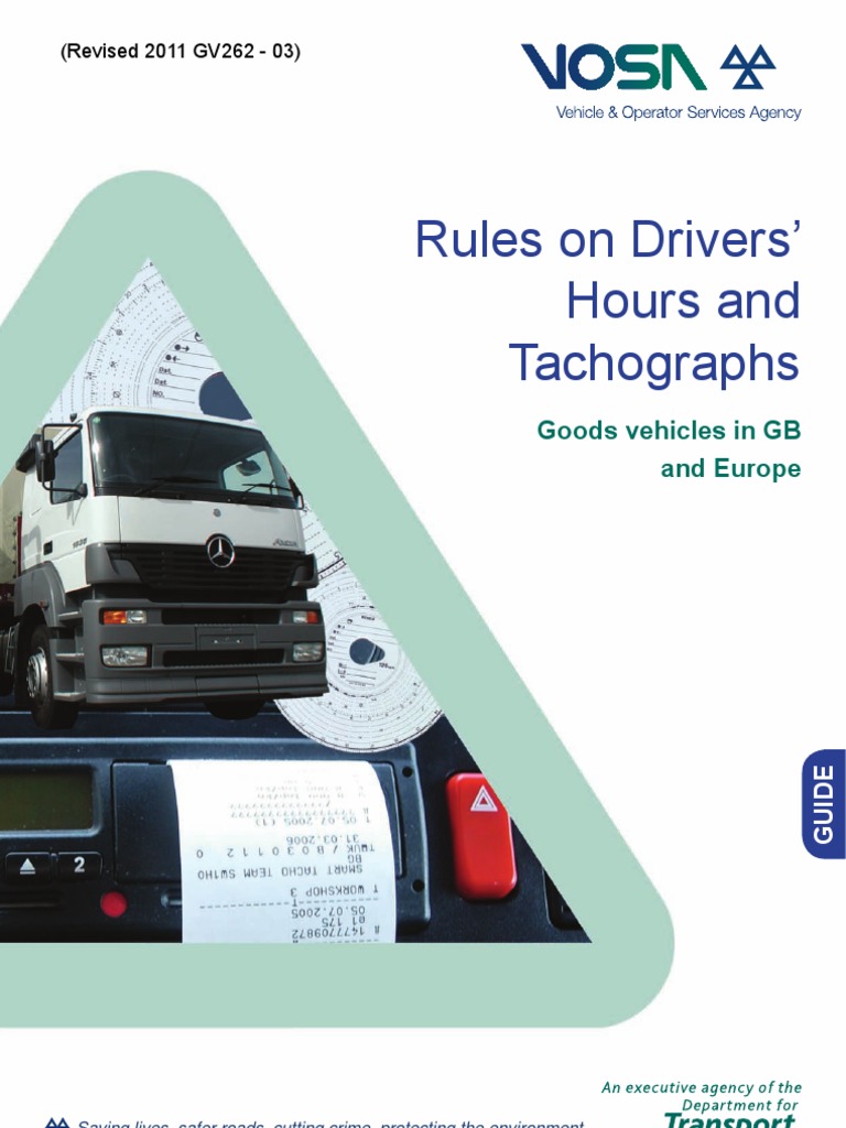 Tachographs: Rules For Drivers And Operators: Overview – VVSRPO