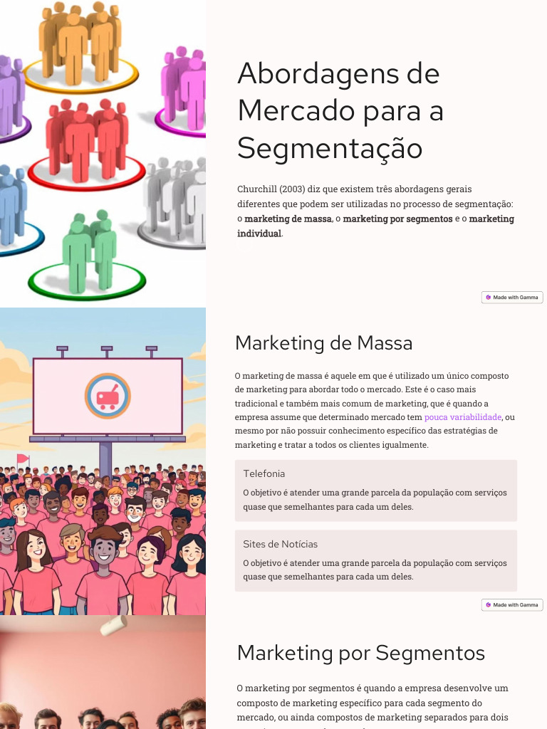 Abordagens de Mercado para A Segmentacao | PDF | Marketing ...