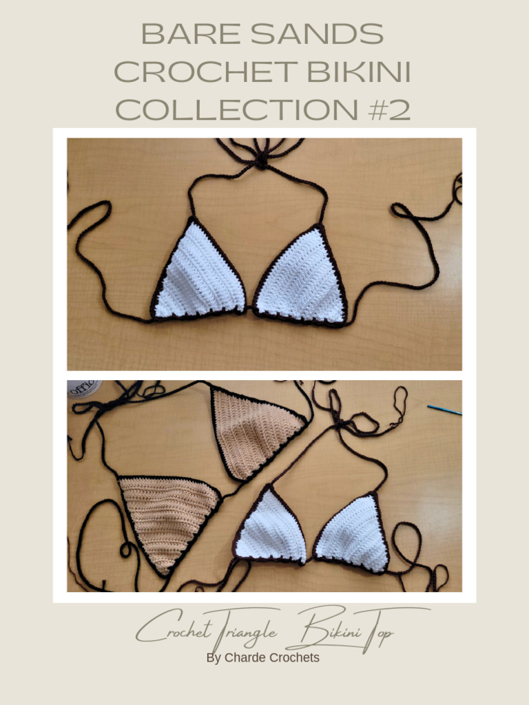 Crochet Triangle Bikini Pattern | PDF | Crochet | Textile Arts