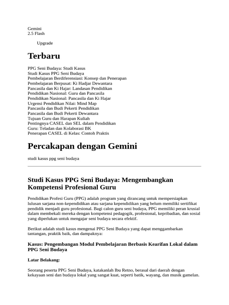 Pembiayaan UMKM dalam PPG Seni Budaya | PDF