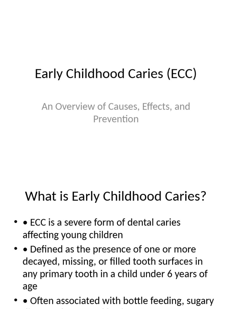 Overview of Early Childhood Caries | PDF