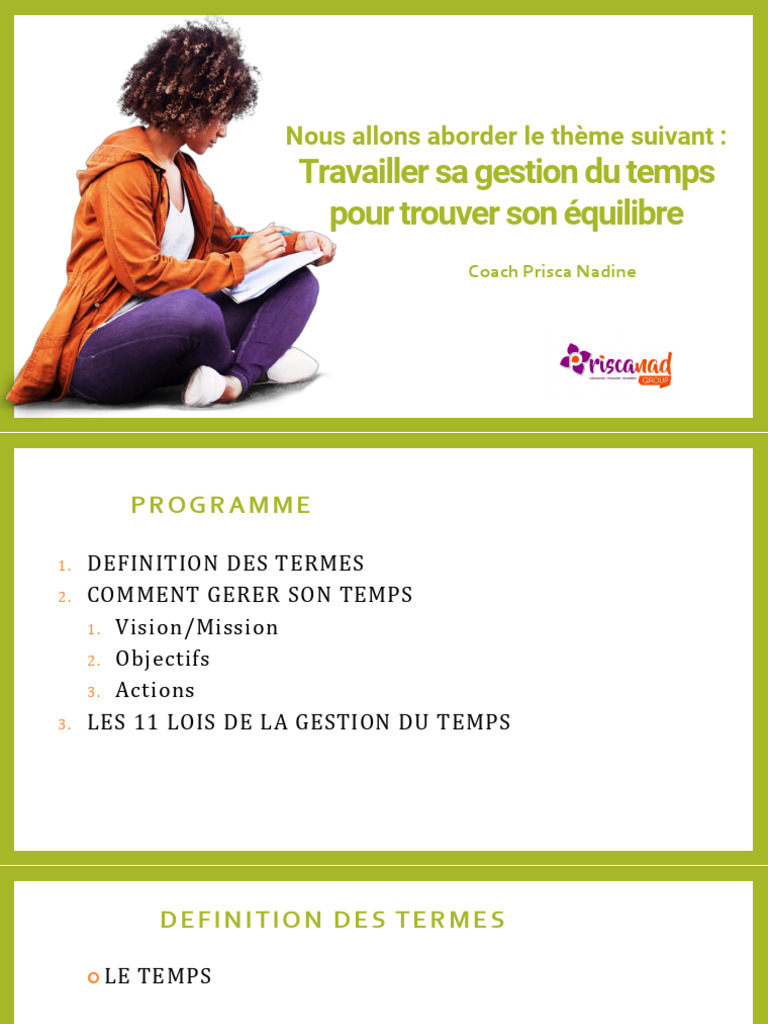 Gestion du Temps : Équilibre et Stratégies | PDF | Planification