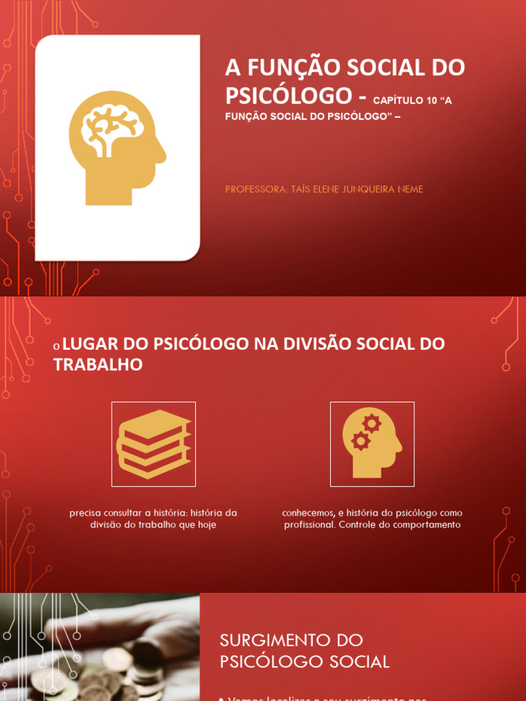 Função Social do Psicólogo e Desafios | PDF | Psicologia | Psicologia ...
