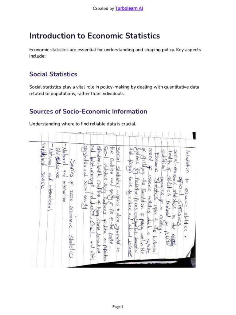 Introduction To Economic Statistics | PDF | Statistics | Economics