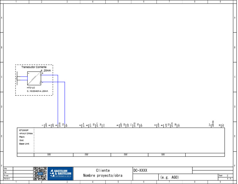 Diagrama Conexión Transductor Corriente 4-20ma ET200SP 4xU-I 2hilos | PDF