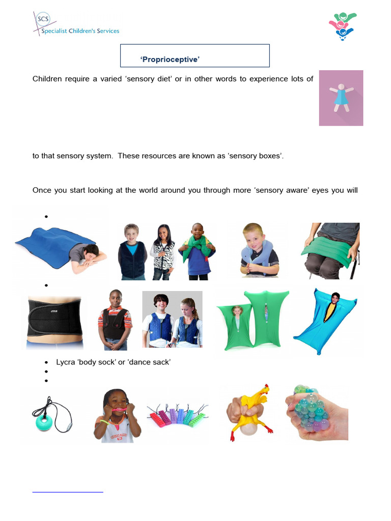 Body Awareness Sensory Toy Ideas | PDF