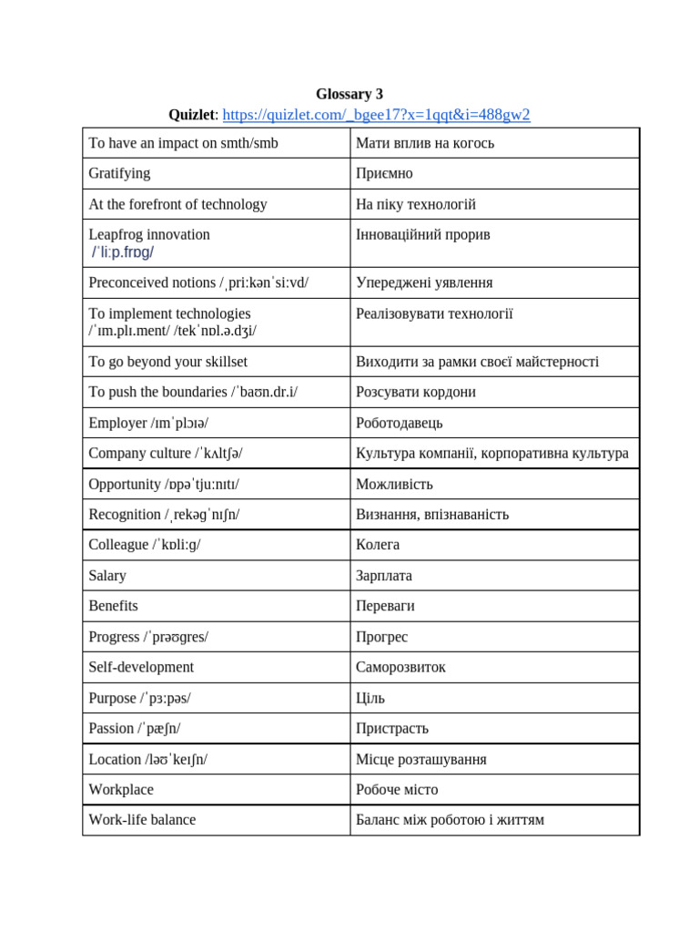 Glossary 3 UA | PDF