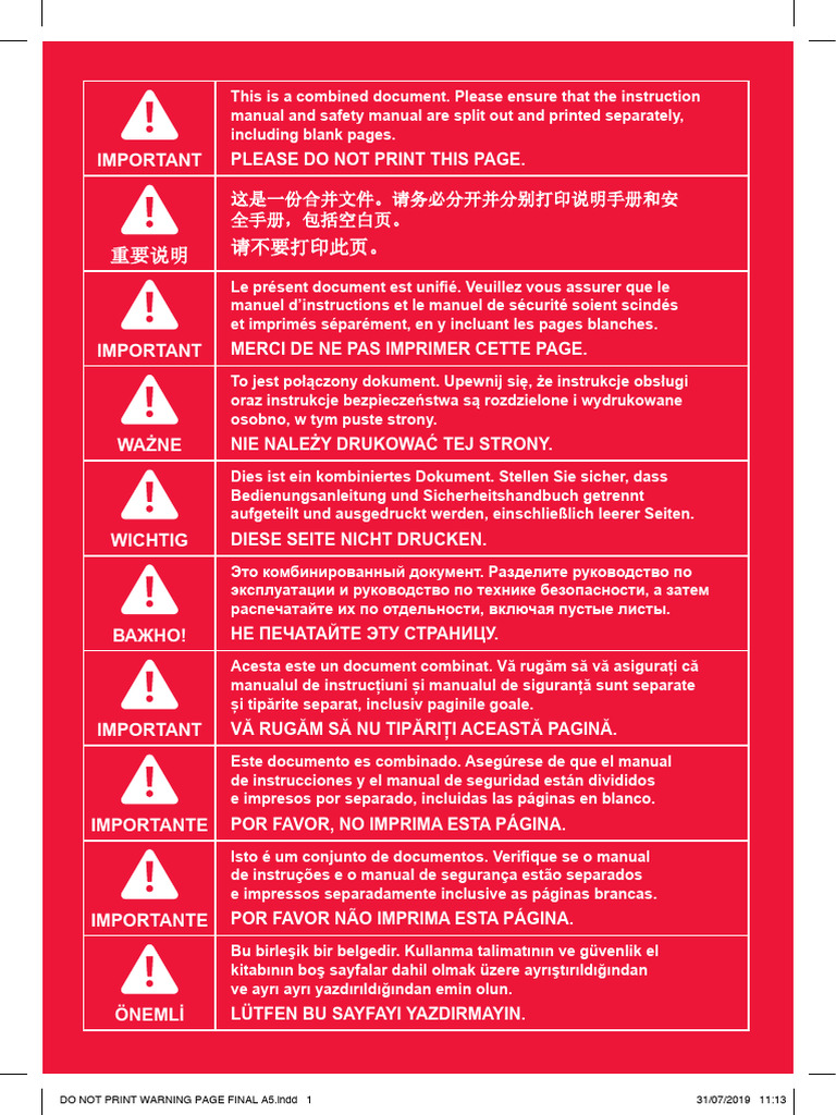 Safety and Instruction Manual Guidelines | PDF | Electrical Wiring ...