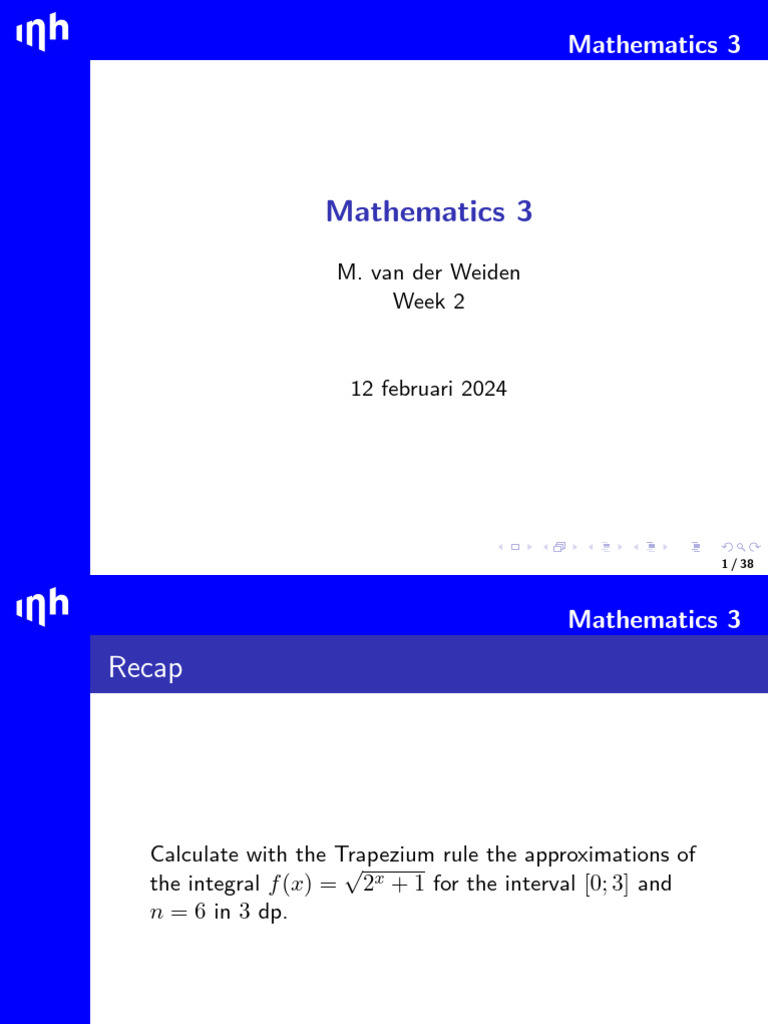 Math 3 Lecture Week 2 | PDF | Mathematics | Euclidean Geometry