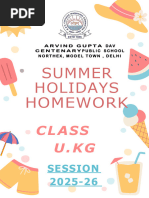 Holiday Homework Lkg Pdf Kindergarten