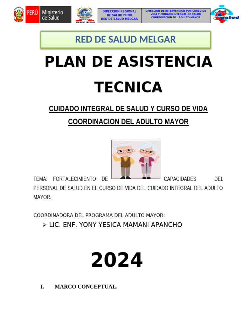 Fortalecimiento del Cuidado del Adulto Mayor | PDF | Vejez | Envejecimiento