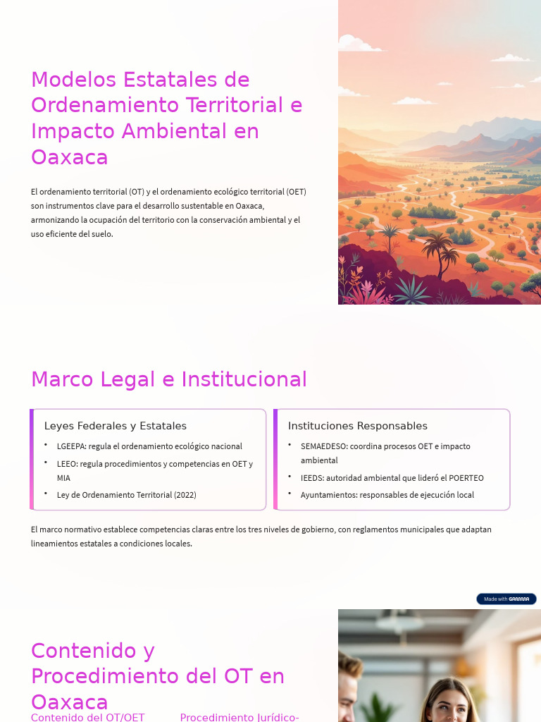 Ordenamiento Territorial y Ambiental en Oaxaca | PDF | Entorno natural ...
